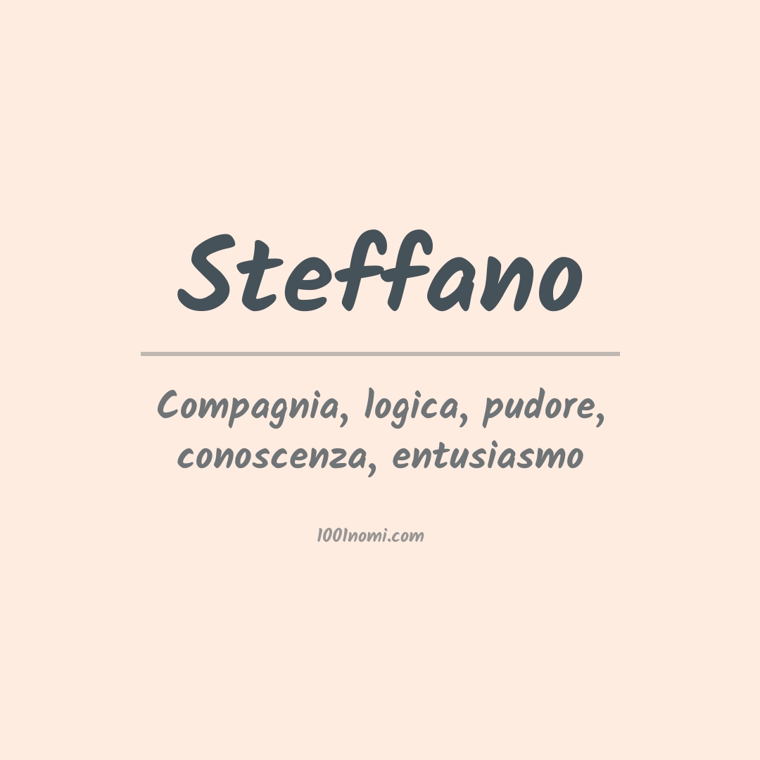 Significato del nome Steffano