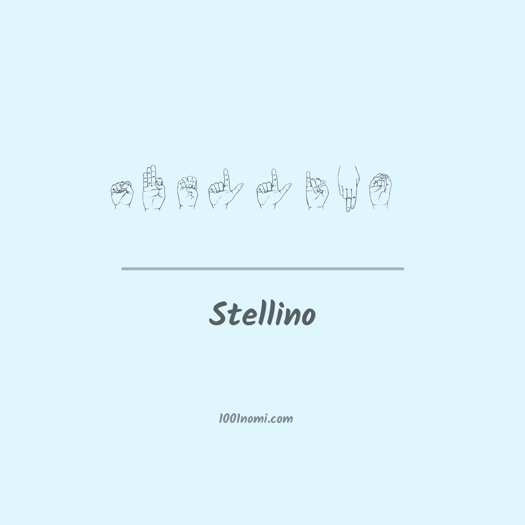 Stellino nella lingua dei segni Stellino nella lingua dei segni