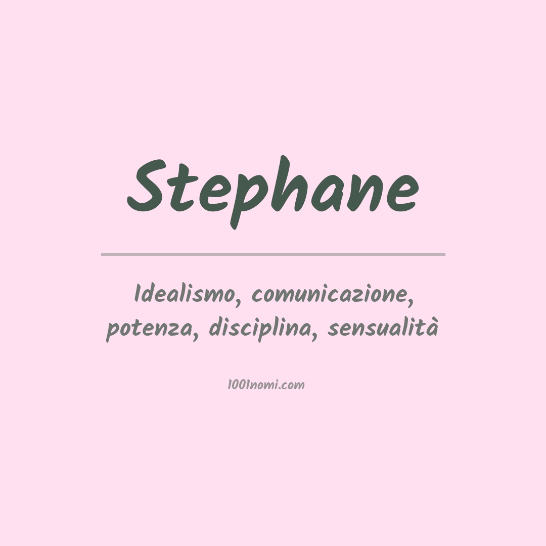 Significato del nome Stephane
