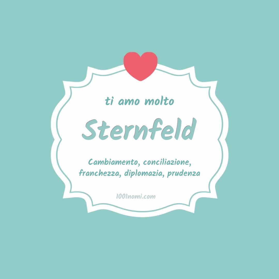 ti amo molto Sternfeld Ti amo molto Sternfeld