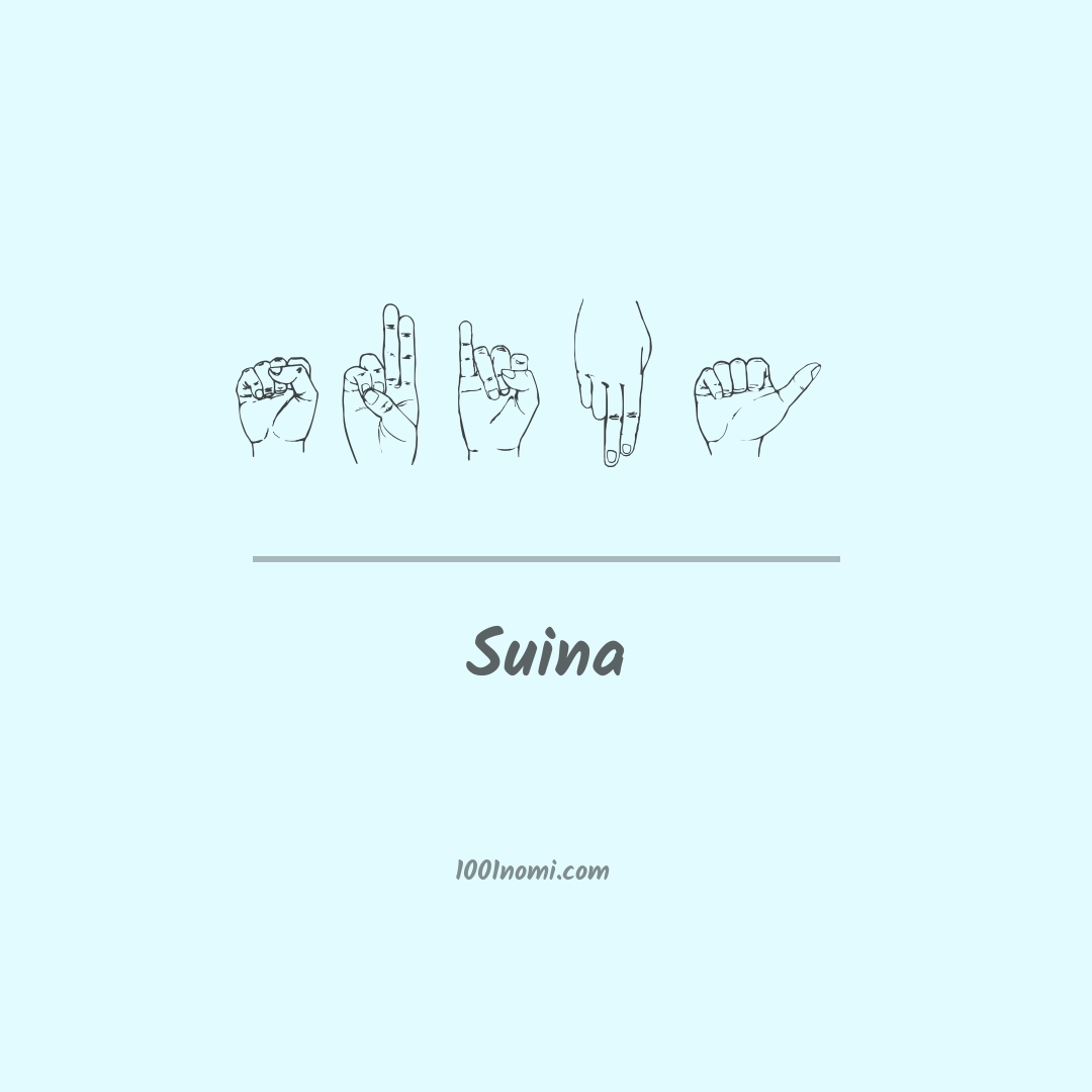 Suina nella lingua dei segni