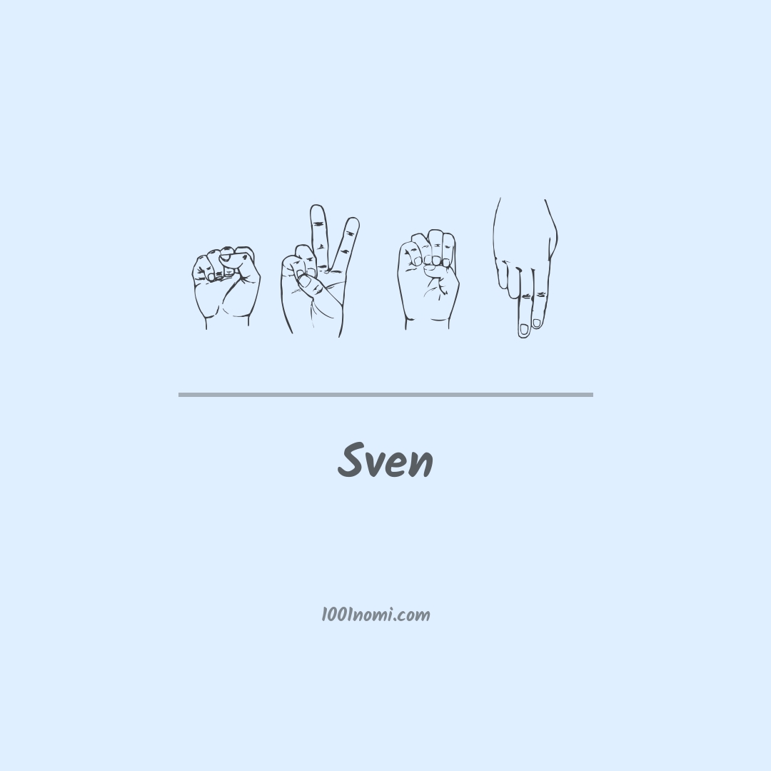 Sven nella lingua dei segni