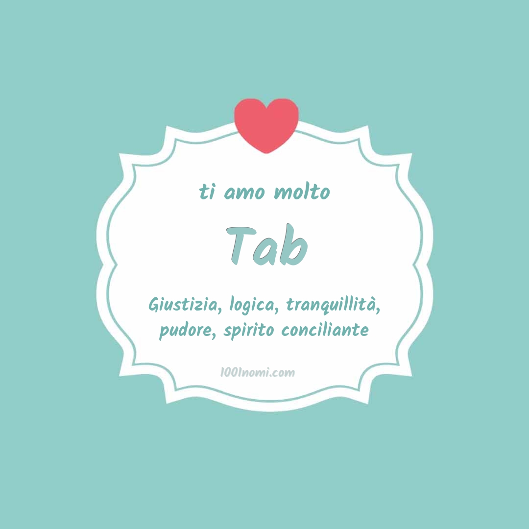 Ti amo molto Tab Ti amo molto Tab