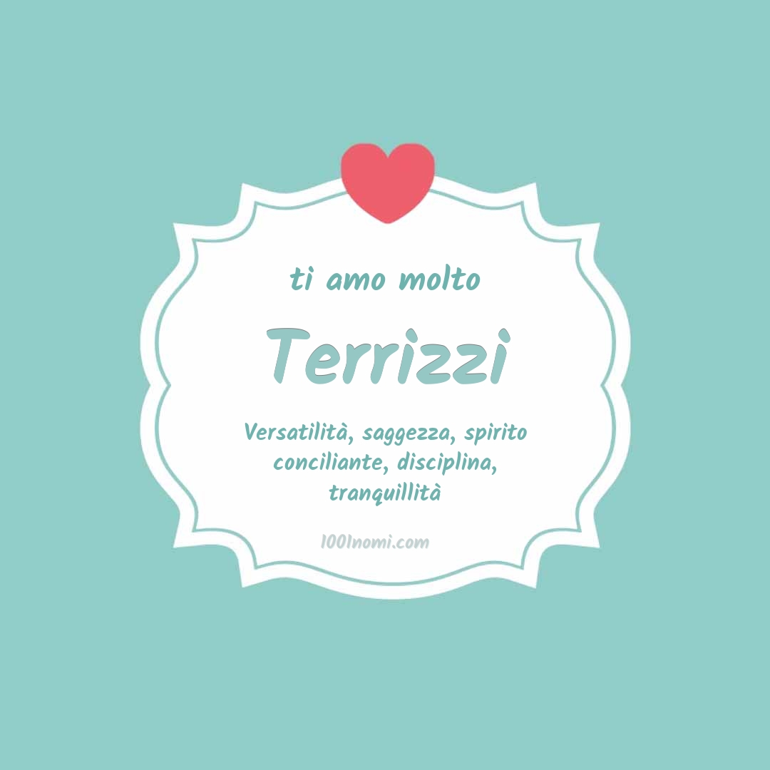 Ti amo molto Terrizzi