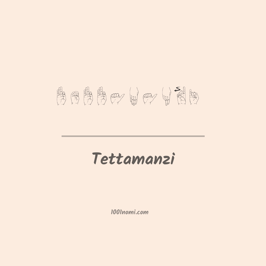 Tettamanzi nella lingua dei segni