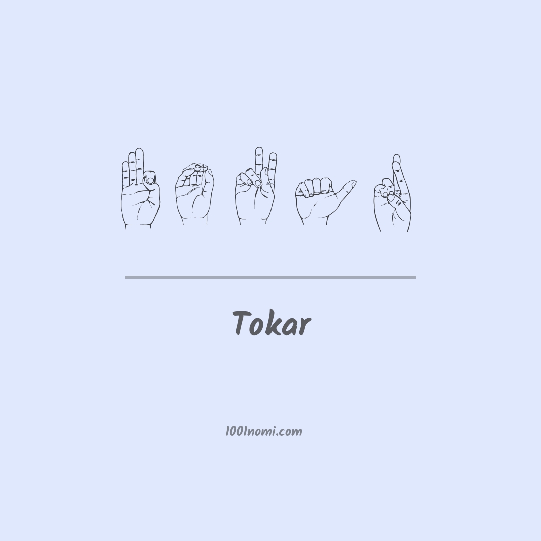 Tokar nella lingua dei segni