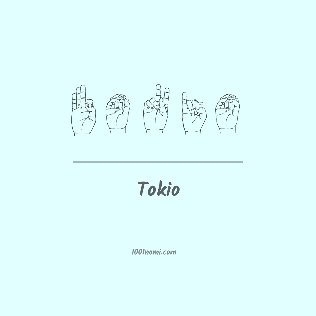 Tokio nella lingua dei segni
