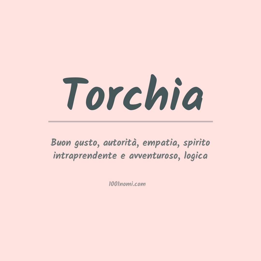 Significato del nome Torchia