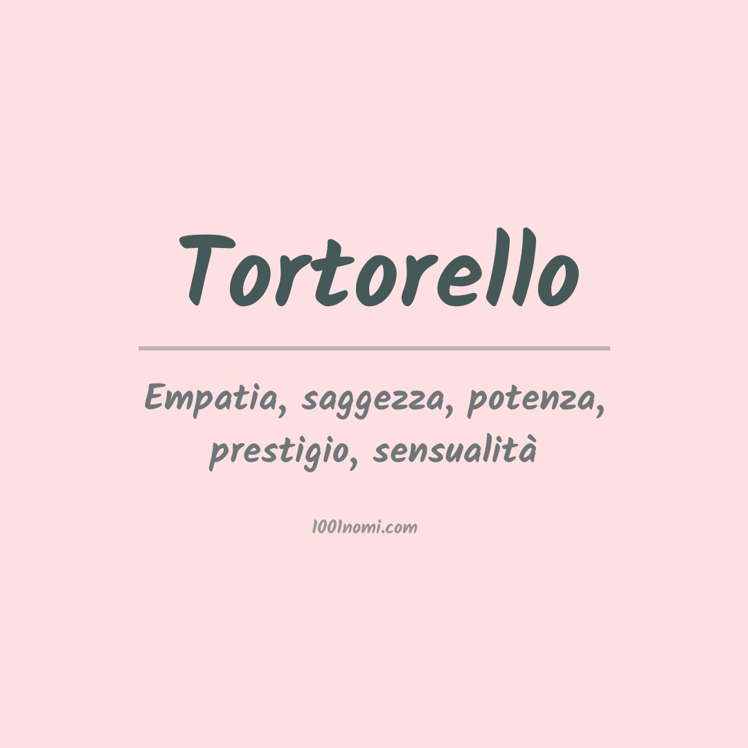 Significato del nome Tortorello