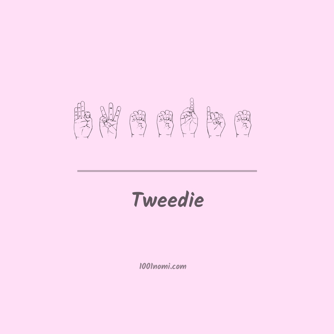 Tweedie nella lingua dei segni