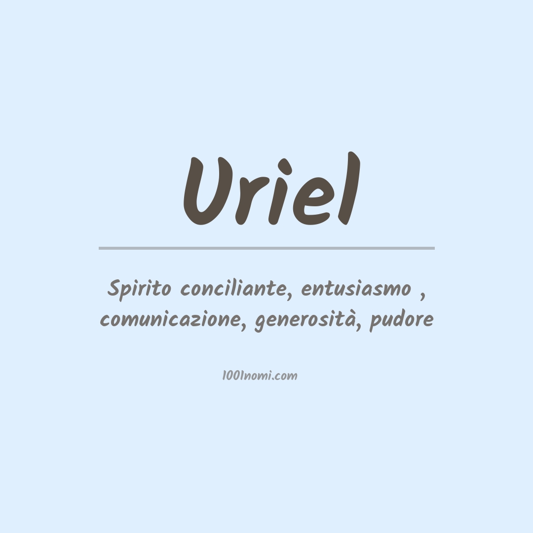 Significato del nome Uriel