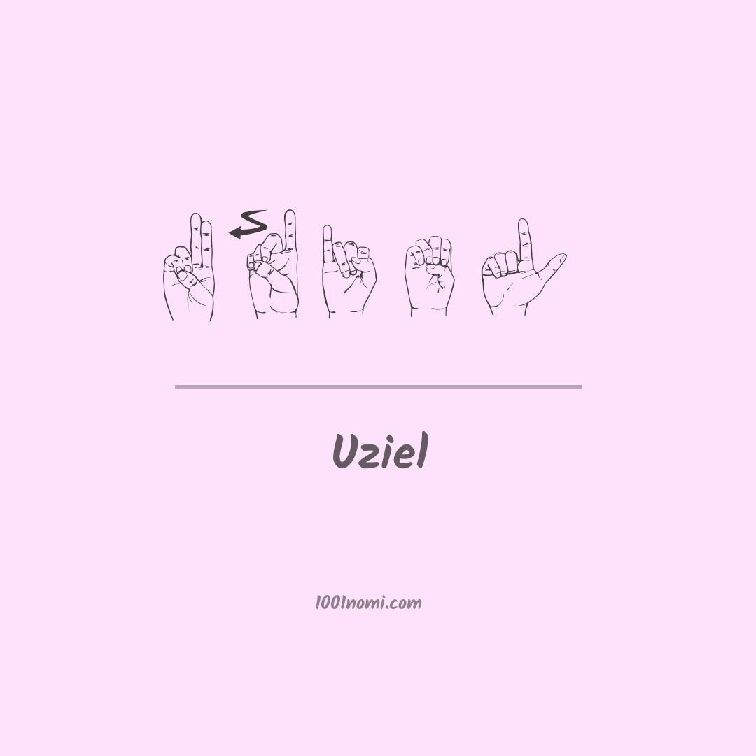 Uziel nella lingua dei segni