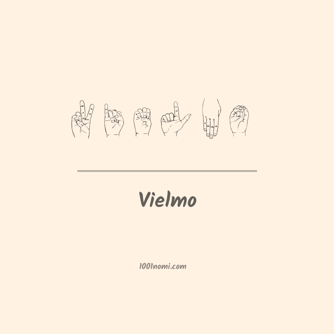 Vielmo nella lingua dei segni