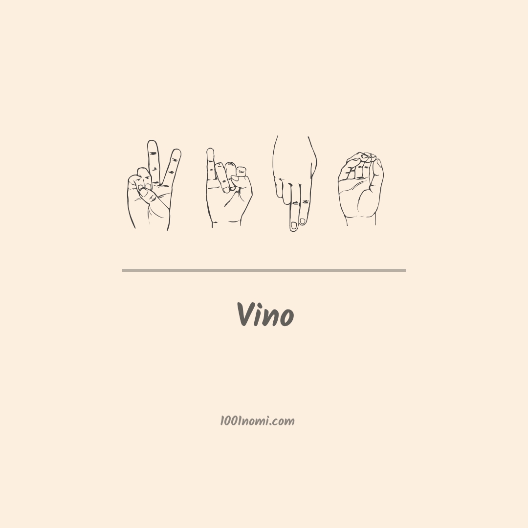 Vino nella lingua dei segni
