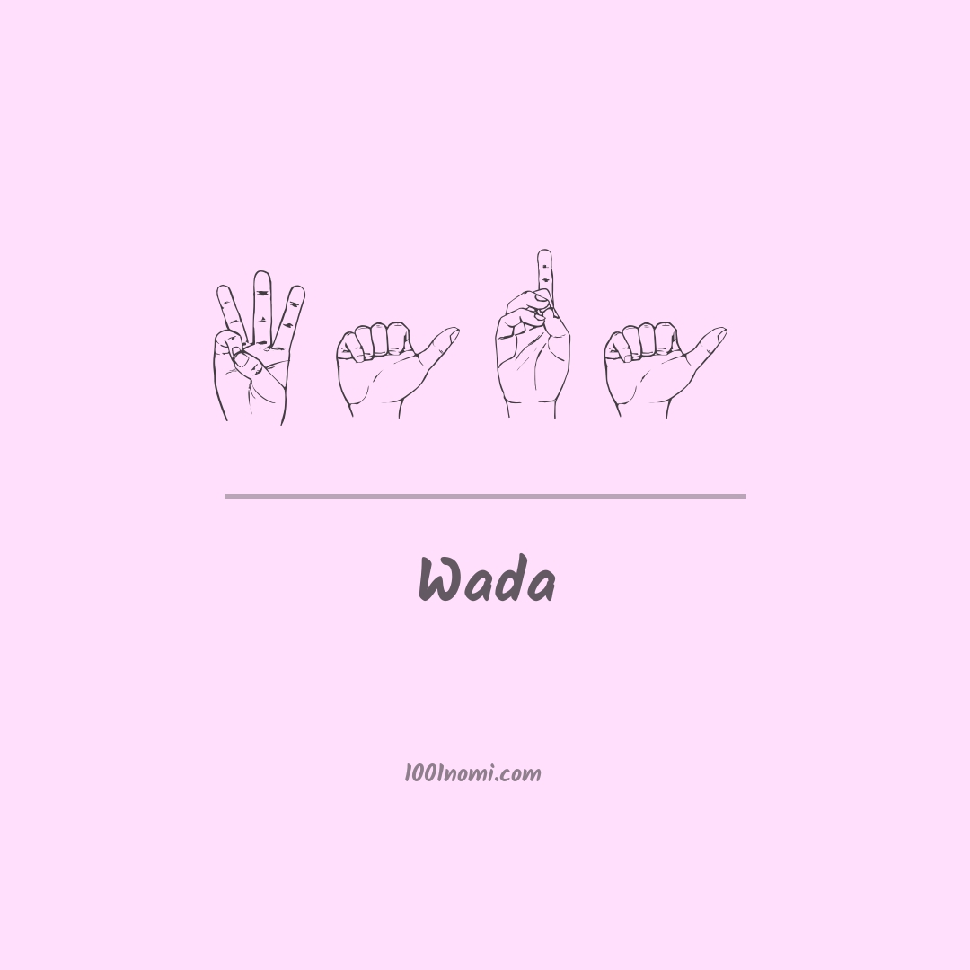 Wada nella lingua dei segni