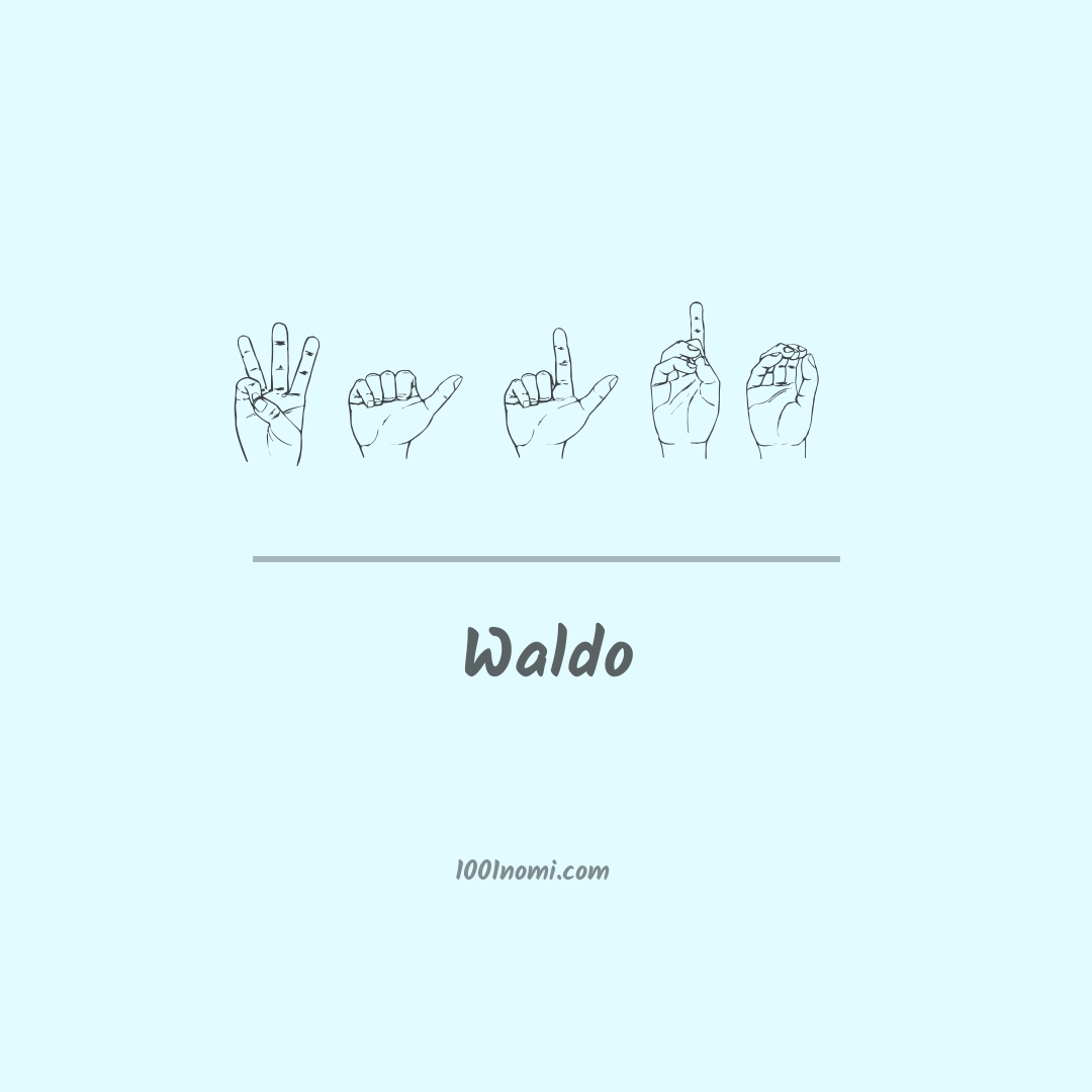 Waldo nella lingua dei segni