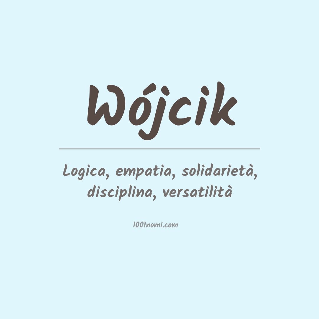 Significato del nome Wójcik