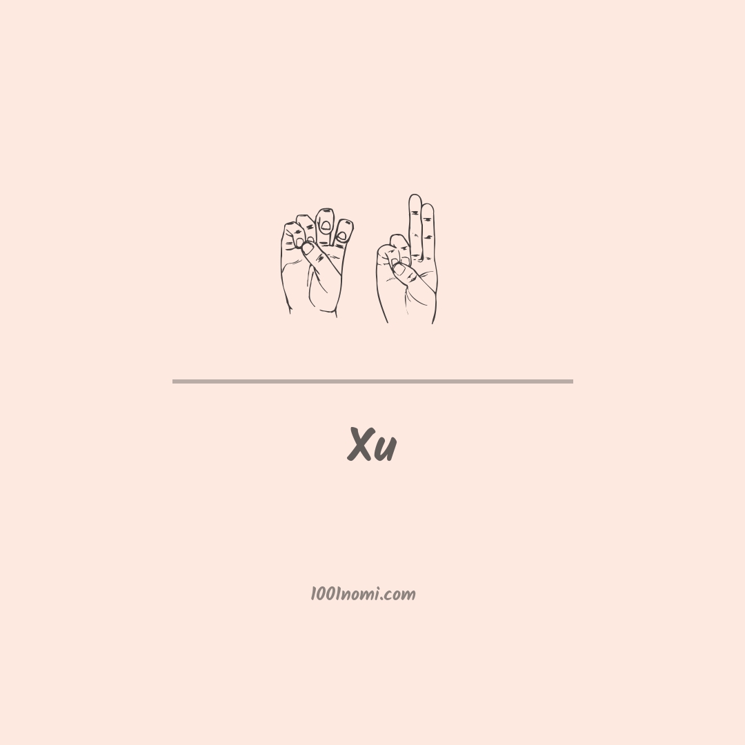 Xu nella lingua dei segni