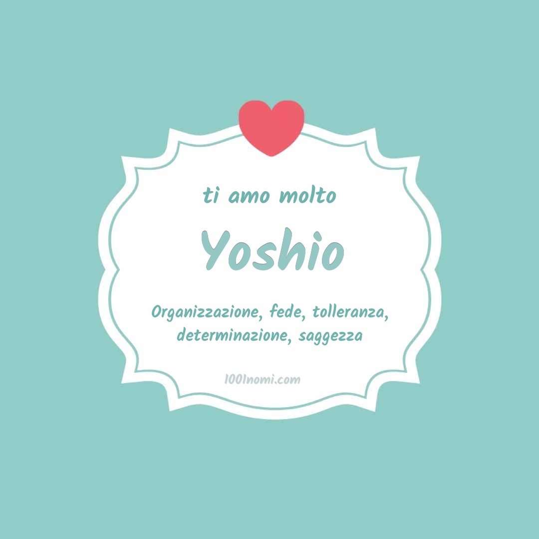 ti amo molto Yoshio Ti amo molto Yoshio