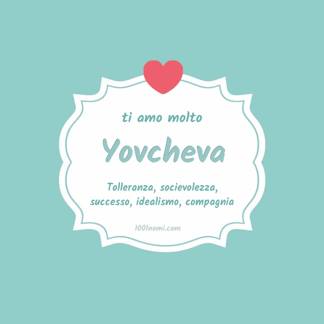 Ti amo molto Yovcheva