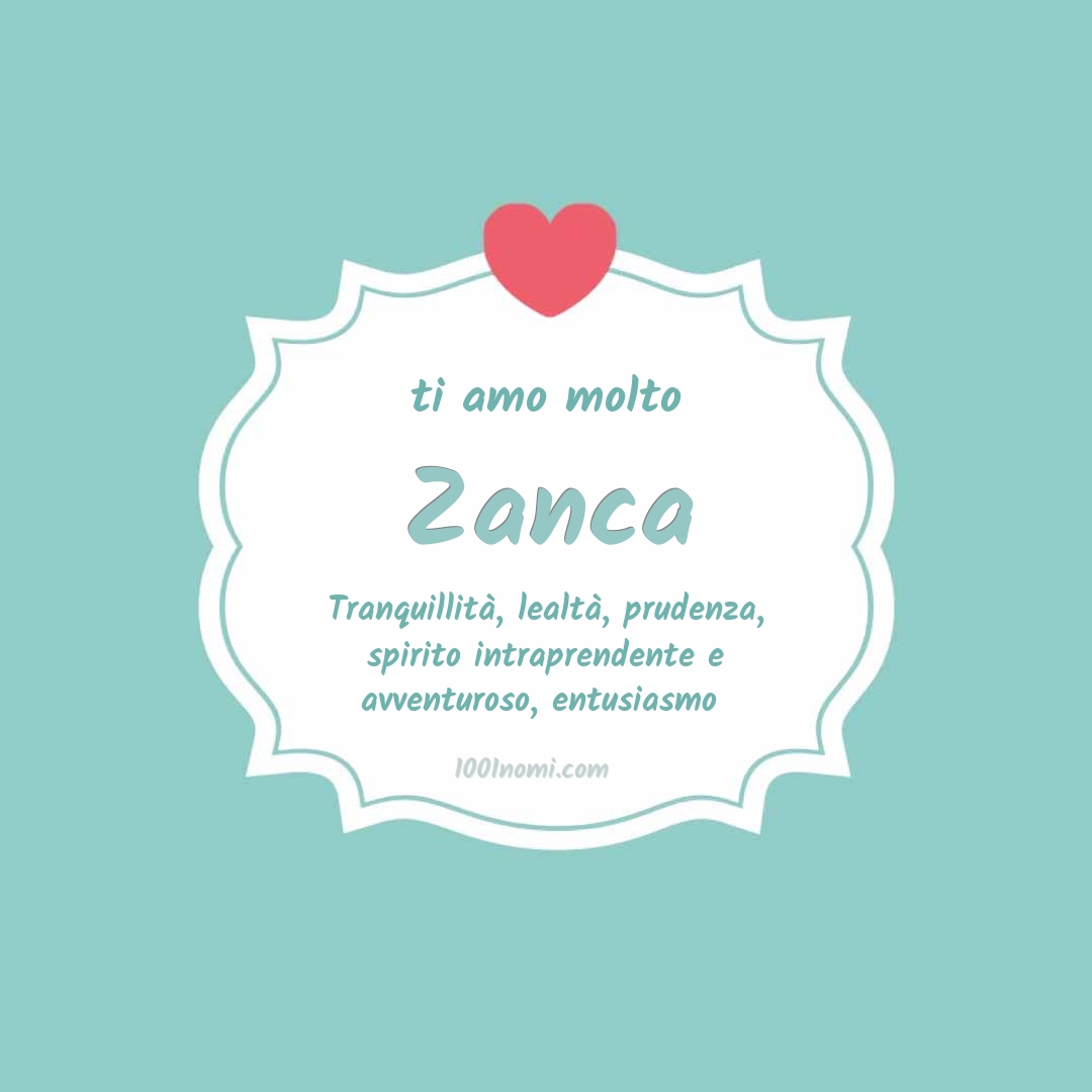 ti amo molto Zanca Ti amo molto Zanca